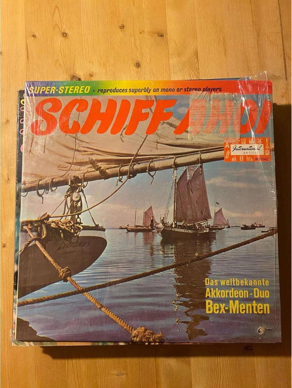 Das Weltbekannte Akkordeon-Duo Bex-Menten – Schiff Ahoi VG+ AB29